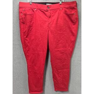 Torrid Bombshell Skinny Red Jeans Size 24S